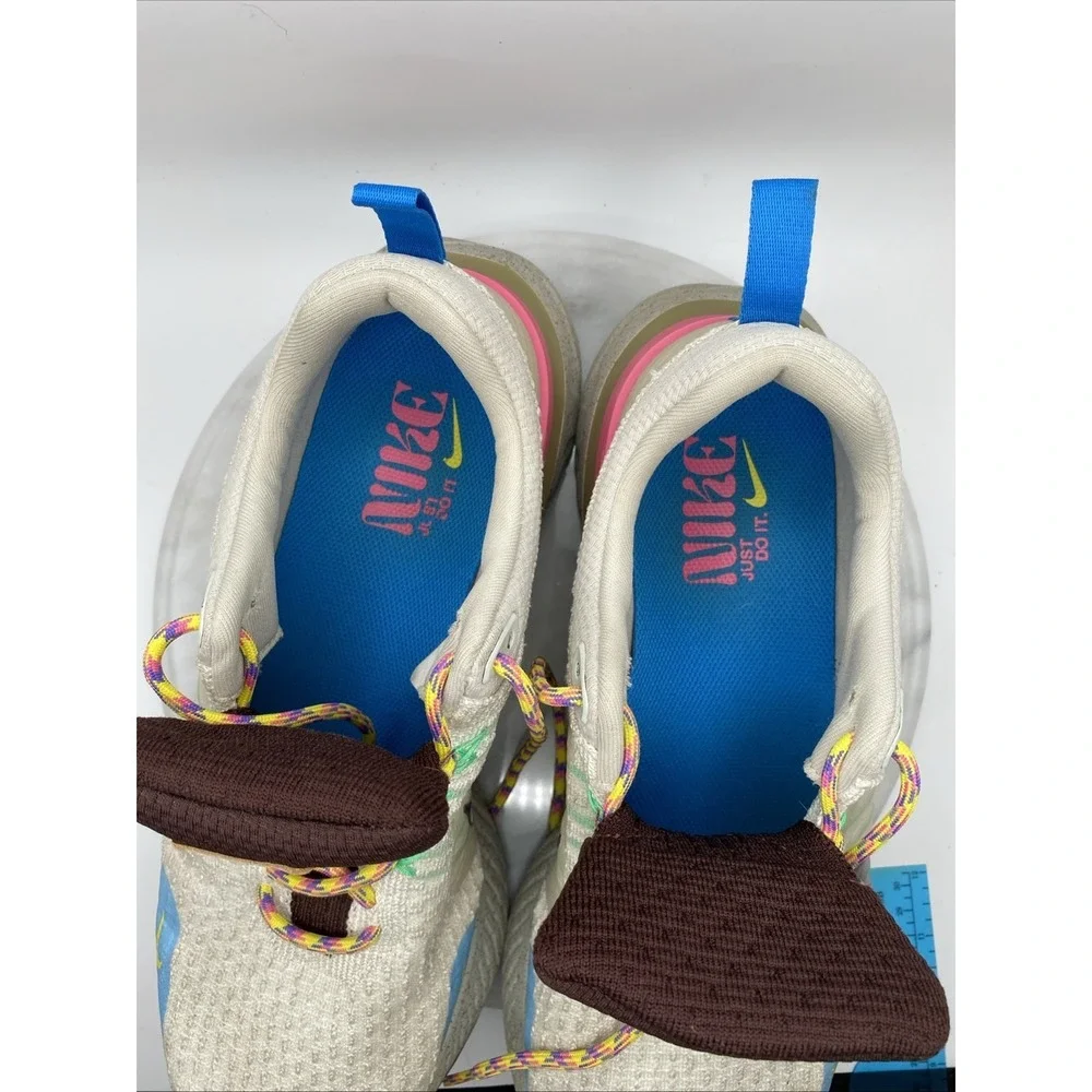 Nike Mens React Infinity Run Flyknit 3 Sail Pinksicle Earth FJ7068-120 Size 11.5